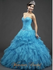 Discount Wholesale Glamorous Ball gown Sweetheart Floor-length Quinceanera Dresses Style 921840