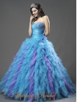 Discount Wholesale Luxurious Ball gown Sweetheart Floor-length Quinceanera Dresses Style 921849