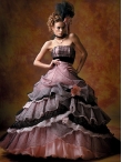 Discount Wholesale Beautiful Ball gown Strapless Floor-length Quinceanera Dresses Style BQD058