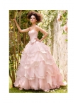 Discount Wholesale Exclusive Ball gown Strapless Floor-length Quinceanera Dresses Style SD041