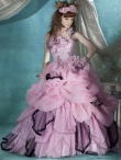 Discount Wholesale Luxurious Ball gown Strapless Floor-length Quinceanera Dresses Style CP810