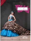 Discount Wholesale Amazing Ball gown Sweetheart Chapel train Quinceanera Dresses Style AP98-197