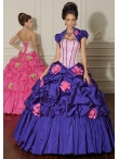 Discount Wholesale Cute ball gown sweetheart-neck floor-length quinceanera dresses 88012