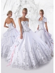 Discount Wholesale Elegant Ball gown Sweetheart Floor-length Quinceanera Dresses Style 80086