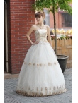 Discount Wholesale Romantic Ball gown Strapless Floor-length Quinceanera Dresses Style SLHS1218
