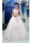Discount Wholesale Romantic Ball gown Strapless Floor-length Quinceanera Dresses Style SLHS1246