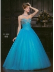 Discount Wholesale Romantic Ball gown Sweethear Floor-length Quinceanera Dresses Style AFLS619