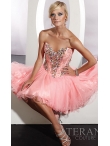 Discount Corset Short Prom Dress by Terani P192