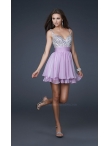 Discount Cute Short Embellished Party Dress by La Femme LF-16813