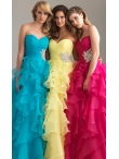 Discount Strapless Ruffle Prom Dress by Night Moves 6400