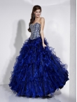 Discount Wholesale Beautiful Ball gown Strapless Floor-length Quinceanera Dresses Style 16885