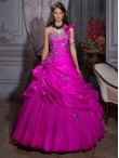Discount Wholesale Perfect ball gown one shoulder floor-length quinceanera dresses 26691