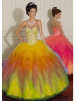 Discount Wholesale Special ball gown sweetheart-neck floor-length quinceanera dresses 88006