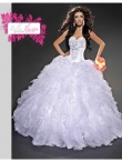 Discount Wholesale Fashionable ball gown sweetheart-neck floor-length quinceanera dresses 7049