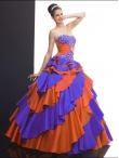 Discount Wholesale Lovely ball gown sweetheart-neck floor-length quinceanera dresses Q501