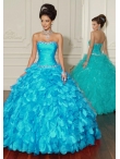 Discount Wholesale New style ball gown sweetheart-neck floor-length quinceanera dresses 88015