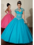Discount Wholesale Perfect ball gown sweetheart-neck floor-length quinceanera dresses 88010