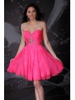 Discount Mini-length Chiffon Homecoming Dresses Style 3474