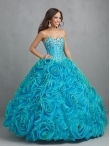 Discount The Brand New Style Beading and Ruffles Aqua Blue Quinceanera Dress NTME020