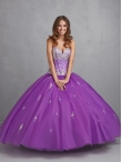Discount Wonderful Purple Sweet 16 Dress with Beading and Appliques For On Sale NTME017