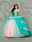 Discount Delicate Beading and Ruffles Quinceanera Gowns in Multi-color For 2015