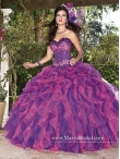 Discount On Sale Luxurious Sequins and Ruffles Quinceanera Dresses in Multi-color MASY043