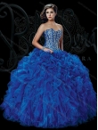 Discount Beautiful Puffy Beading On Sale Bella Sera Quinceanera Dresses in Royal Blue BASL031