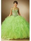 Discount On Sale Summer Straps New Style Quinceanera Dresses in Spring Green MERL018