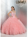Discount Pretty Straps Beaded On Sale Summer Quinceanera Dresses in Baby Pink DIVC012
