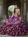 Discount Beautiful Taffeta Purple Quinceanera Dress with Beading and Bowknot
