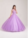 Discount On Sale Romantic Really Puffy Lilac Scoop Sweet 16 Quinceanera Dress with Appliques