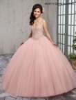 Discount Customized Ball Gowns Ball Gown Prom Dress Baby Pink Sweetheart Tulle Sleeveless Floor Length Lace Up