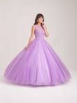 Discount Lavender Scoop Neckline Lace and Appliques 15th Birthday Dress Sleeveless Backless