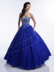 Discount Stylish Tulle Sleeveless Floor Length Quinceanera Dresses and Beading