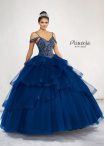 Discount New Style Floor Length Royal Blue Sweet 16 Dress Off The Shoulder Sleeveless Lace Up