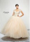 Discount Traditional Champagne Tulle Lace Up Sweetheart Sleeveless Floor Length Quinceanera Gowns Beading and Ruffles