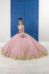 Discount Sleeveless Brush Train Beading and Appliques Lace Up Quinceanera Gowns