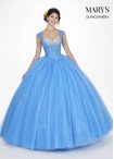 Discount Top Selling Blue Sweetheart Lace Up Beading Sweet 16 Quinceanera Dress Sweep Train Sleeveless