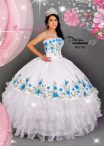 Discount Clearance White Organza Lace Up Quinceanera Gown Sleeveless Floor Length Beading and Appliques