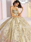 Discount Decent Chapel Train Ball Gowns Ball Gown Prom Dress Champagne Sweetheart Sequined Sleeveless Lace Up