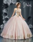 Discount Shining Halter Top Sleeveless Tulle 15th Birthday Dress Beading and Appliques Lace Up
