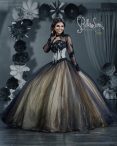 Discount Black Ball Gowns Sweetheart Sleeveless Organza Floor Length Lace Up Beading and Appliques Sweet 16 Dresses