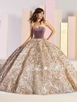 Discount Sleeveless Sweep Train Lace Up Quinceanera Gowns in Champagne with Beading